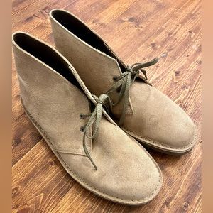 Clark’s boots. Worn once.